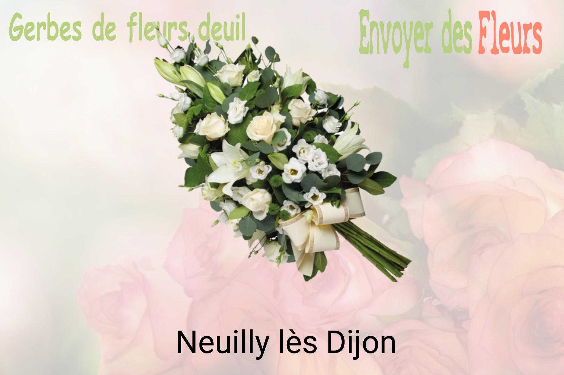 Gerbe de fleurs de deuil livrée à Neuilly-lès-Dijon